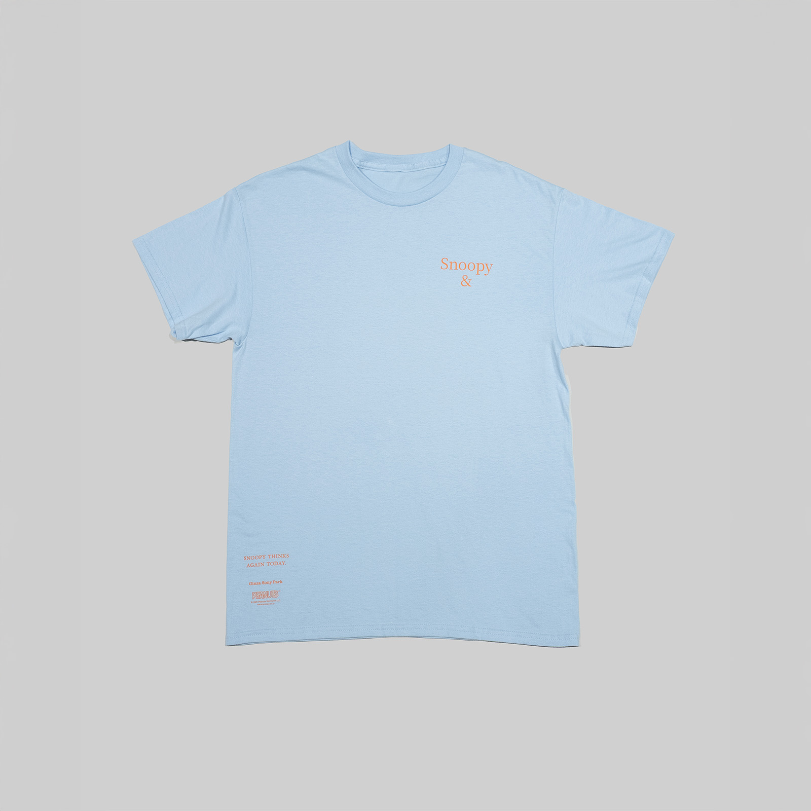 「ピーナッツ・ギャングTee」Blueカラーの商品画像。