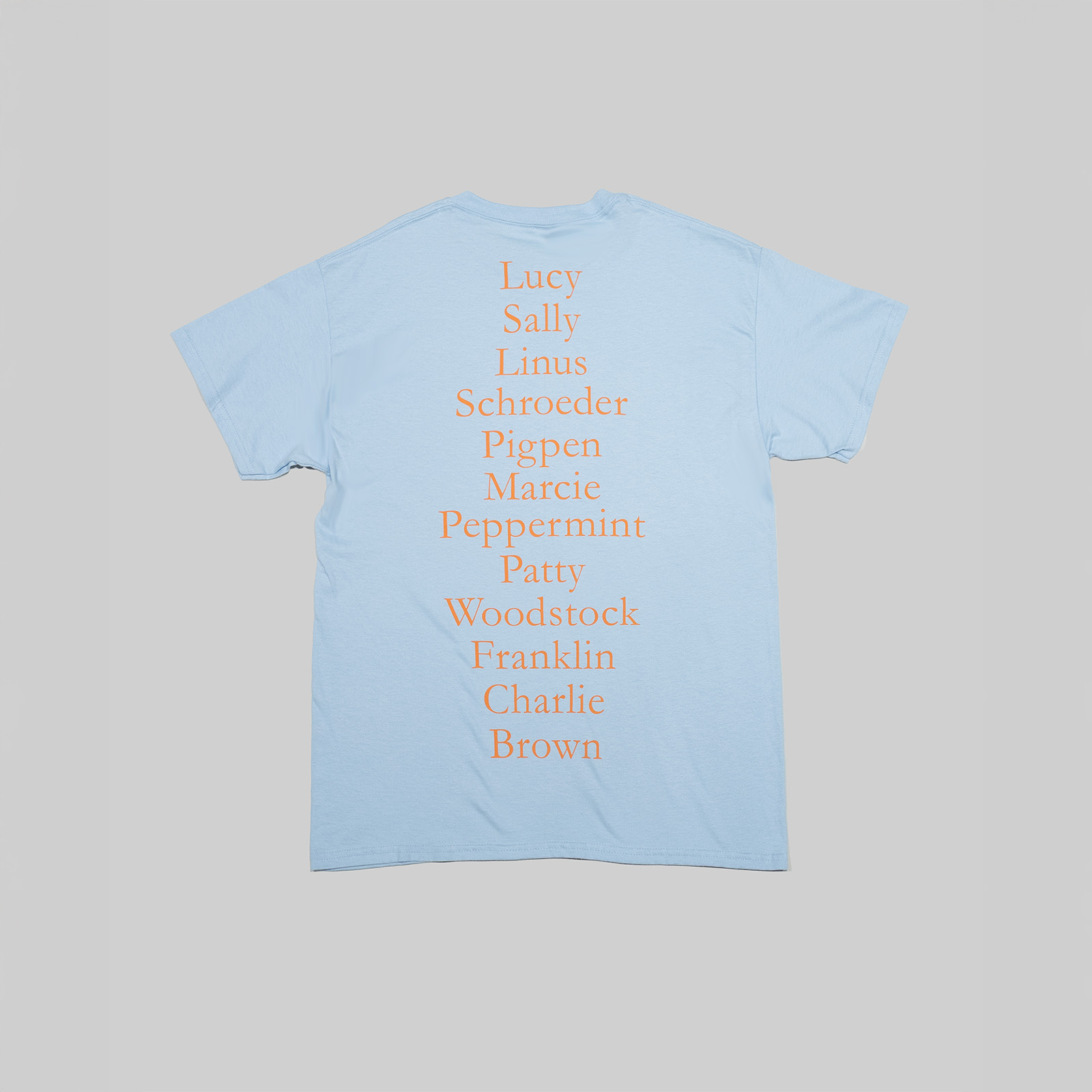 「ピーナッツ・ギャングTee」Blueカラーの商品画像。