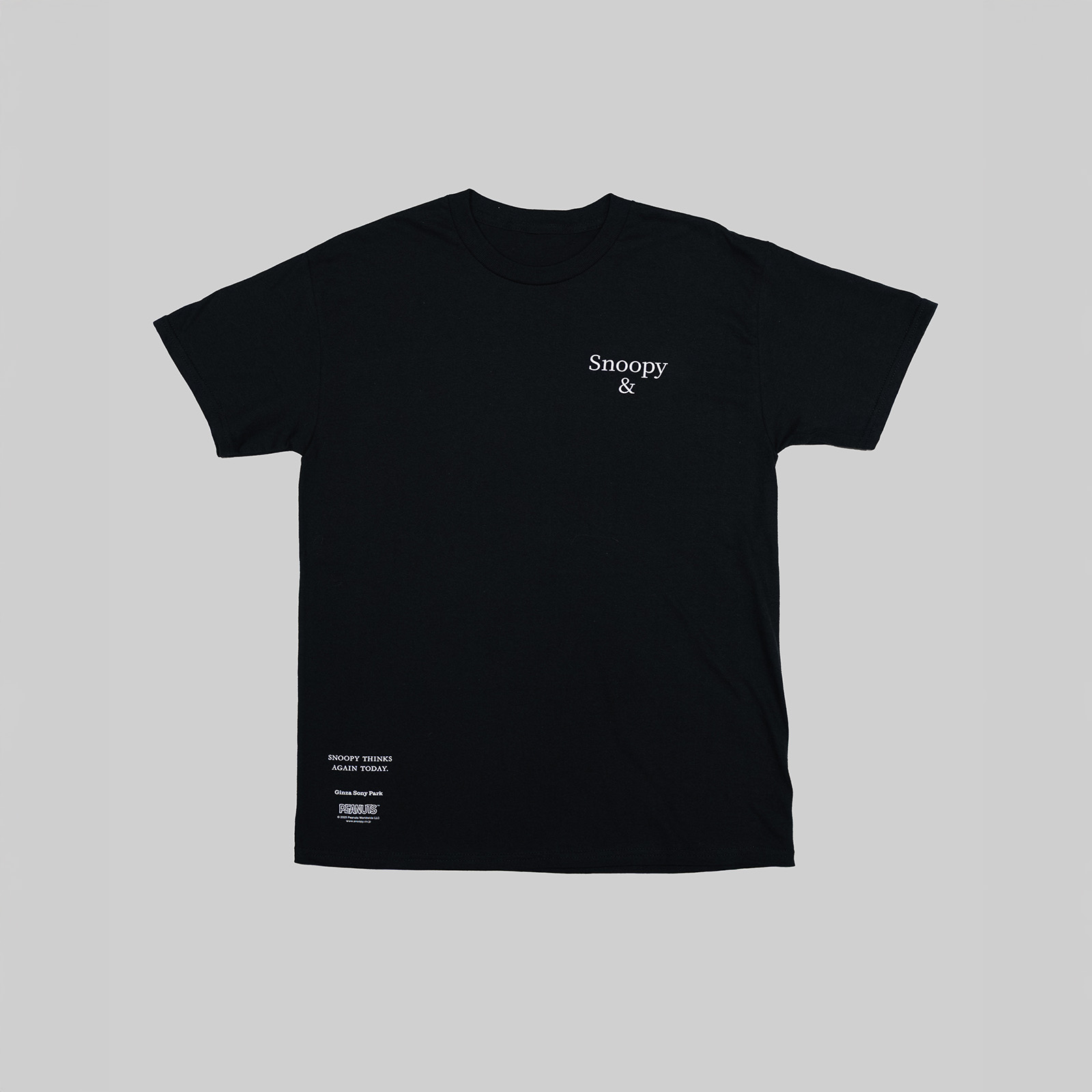 「ピーナッツ・ギャングTee」Blackカラーの商品画像。