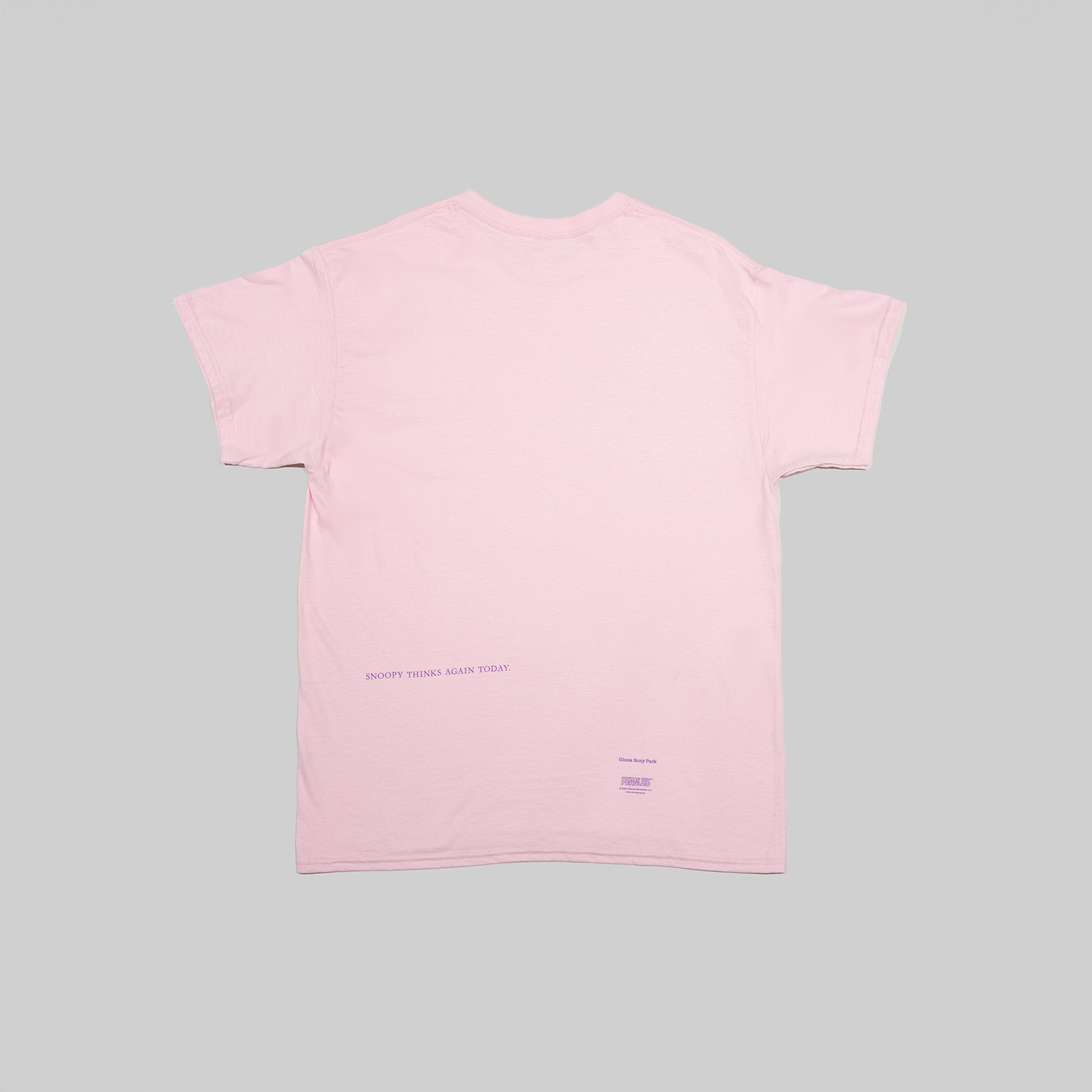 「スヌーピーTee」Pinkカラーの商品画像。