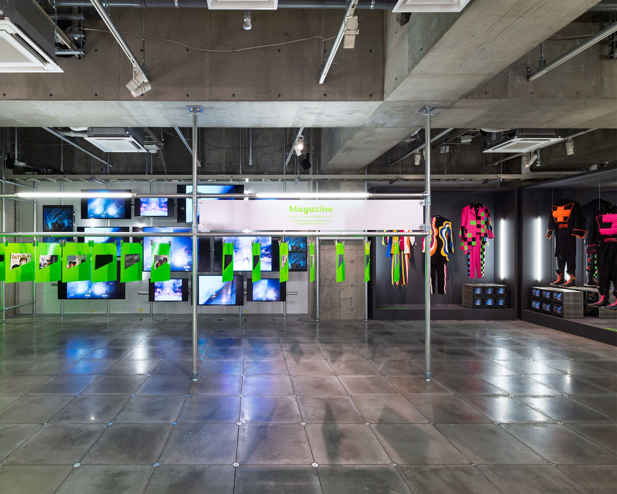 4F展示風景の写真。