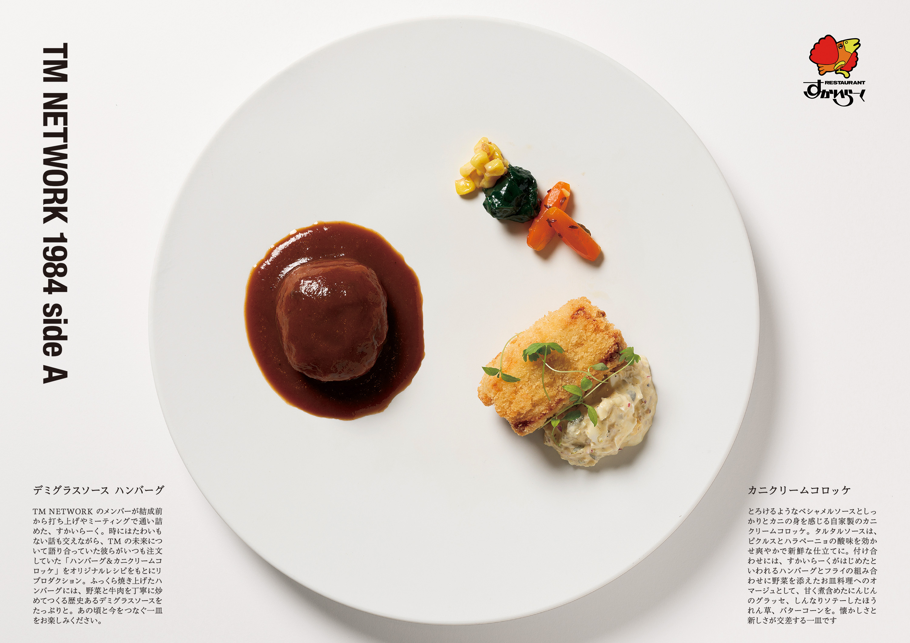 「TM NETWORK 1984 side A」の料理写真。