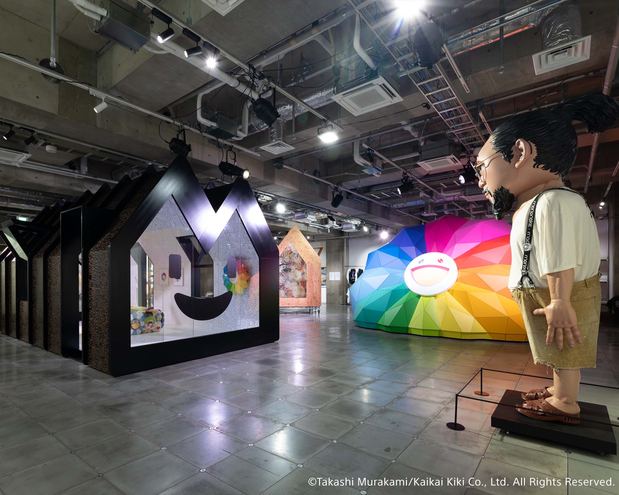 3F展示風景の写真。&copy;Takashi Murakami/Kaikai Kiki Co., Ltd. All Rights Reserved.
