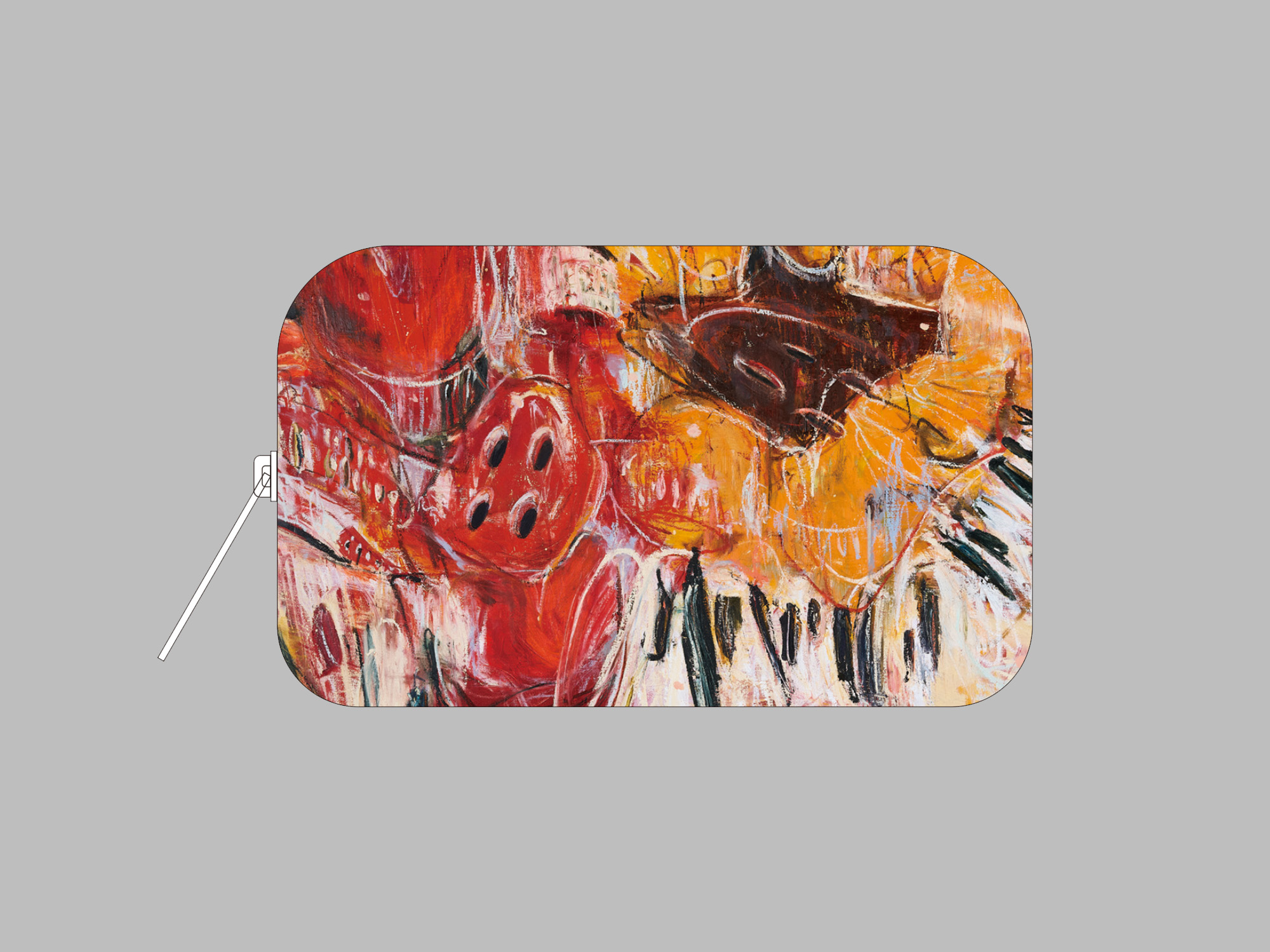 会場限定のオリジナルグッズ。ポーチのイメージ図。