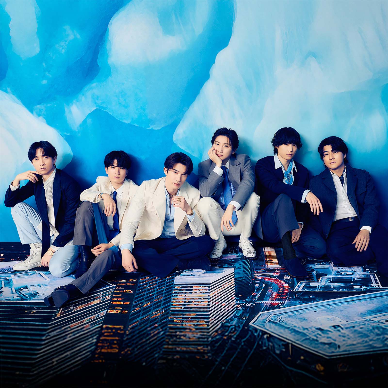 Profile photo of SixTONES. Juri Tanaka, Yugo Kochi, Jesse, Taiga Kyomoto, Hokuto Matsumura, Shintaro Morimoto.